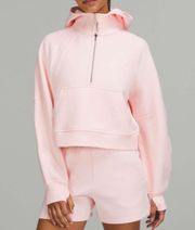 Lululemon Scuba Oversized Half-Zip Hoodie Strawberry Milkshake M/L