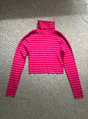 Cropped Mockneck Sweater