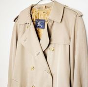 BURBERRY | Vintage Women’s 100% Wool Trenchcoat w/Inner Lining Size 12 R