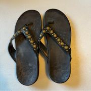 Vionic Floriana sandals black size 10