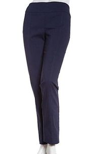 NEW Zac & Rachel Ultimate Fit Navy Pull On Pants w Flattering Tummy Control 20W