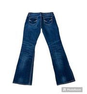 ReRock for Express Boot Cut Embellished Blue Jeans Size 8