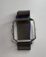 | Blaze Silver Monochrome Watch Band Holder Magnetic Unisex Active