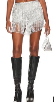 Revolve  Sequin Fringe Skort