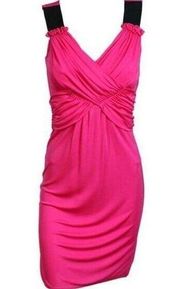 NWT. D&G Bright Pink Crossover Party Dress US6, IT42