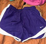 Nike Purple Dri-Fit Athletic Running Shorts