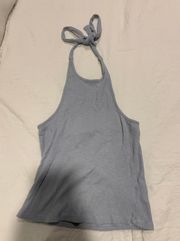 Light Blue Halter Top