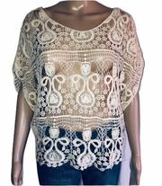 Iris crochet lace top