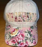 Robin Ruth Women’s Los Angeles Floral Print Adjustable Back Cap Hat