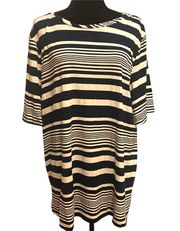 Weekend  Tie Back Varigated Stripe Tunic