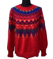 89th & Madison Red Sweater(Size Small)