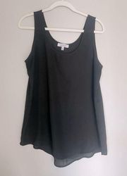 Active USA lightweight black tank sz L