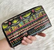 Sakroots Artist Circle Zip Around Large Wallet