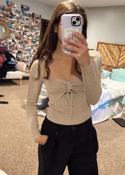 Cinched Sweater