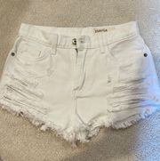 Distressed Jean Shorts