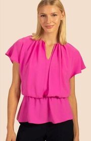 Trina Turk Pink Heron Top NWT Sz. XS