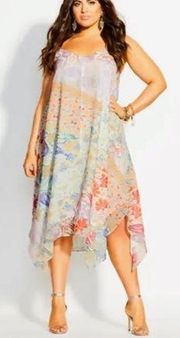 City chic Zambia dress boho multi colored