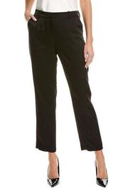 Lafayette 148 New York Clinton Ankle Pants - Black SZ 6