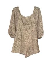 Main Strip Cheetah Romper