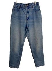 L.A. Blues Classic Super High Rise Relaxed Straight Baggy Leg Mom Jeans 14 A