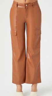 Forever 21 Brown Leather Pants