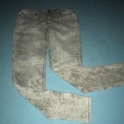 BONGO gray super soft skinny acid wash mid-rise size 1