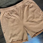 Colsie Cotton Shorts Camel Brown size M