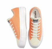 Converse Size 5 -  Renew Cotton Chuck Taylor All Star Platform Low Fuel Orange