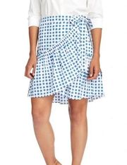 Vineyard Vines Painterly Grid Wrap Skirt