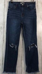 Harper Heritage  High RiseDistressed Straight Frayed Hem Jeans size 27