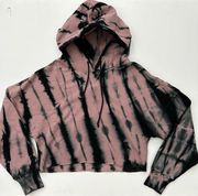 Women’s Keira Cropped Hoodie Tie Dye Size L