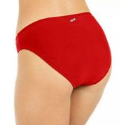 DKNY solid red bikini bottoms