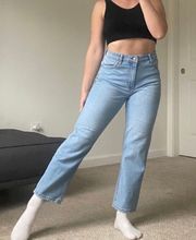 High Waisted Ankle Jeans Size 10