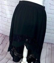 Forever 21 - black High/Low Skirt - Size M