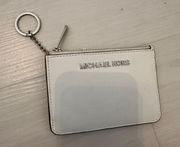 White Micheal Kors Card Holder