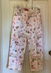 Gloria Vanderbilt ✨3 for $12✨ Floral Pink Capri Pants