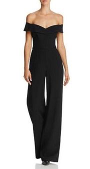 Black Halo Yoli Off-the-Shoulder Jumpsuit