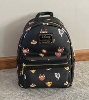 NWT LoungeFly Disney Lion King Mini Backpack