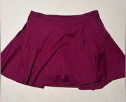 Match Point Skort Skirt 15.5" in Supersonic Purple Zip Pockets Sz S