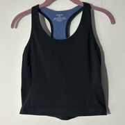 Patagonia black racerback crop top