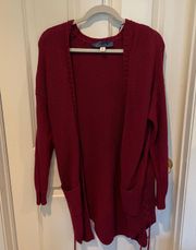 Maroon Cardigan