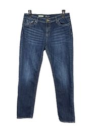 Stevie Straight Leg Dark Blue Jeans Sz 12