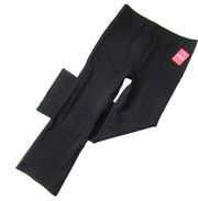 NWT SPANX 20386Q The Perfect Kick Flare in Black Knit Ponte Crop Pants XS Petite