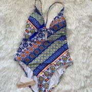 NWT Nanette lepore one piece bathing suit size 6