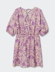 Flowy printed dress