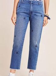 NWT Anthropologie Sundry Stars Relaxed Straight Jeans sz 26