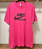 Bella Canvas Just Married Mock-Nike T-Shirt Women’s XL