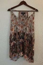 Karen Kane Paisley Scoop Neck Top EUC