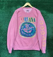 Nirvana Nevermind crewneck sweater size large 
