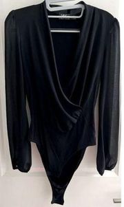 Kardashian Kollection Long Sleeve Bodysuit